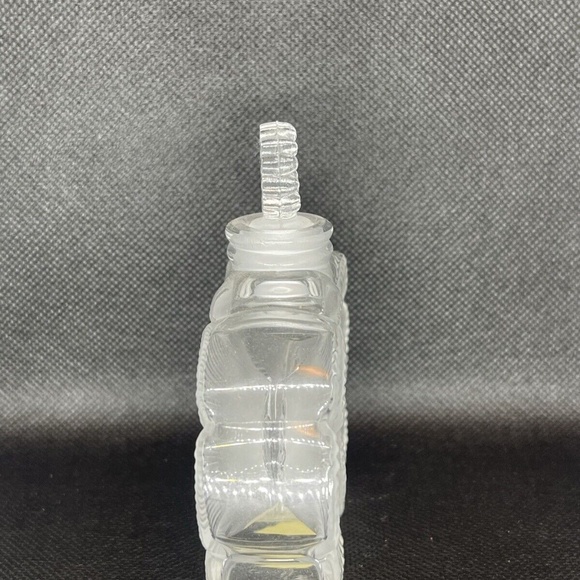 Lalique Anemone Glass Flower "Deux Fleurs" Perfume Bottle, Frosted Flowe… - Picture 4 of 6